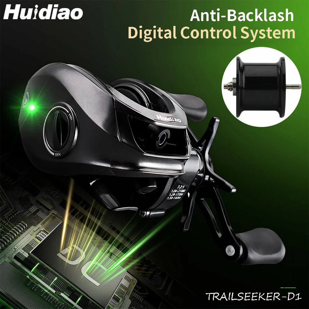 Kastking Reel Zephyr - Huidiao TRAILSEEKER DC Kołowrotek Baitcastingowy BFS