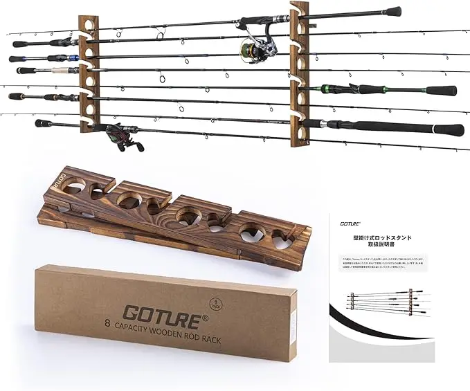 Uchwyty na wędki Goture z 8 ot – Fishing Rod Rack recenzja i cena